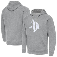 Minnesota Vikings Antigua Victory Pullover Hoodie Heather Gray | NFL