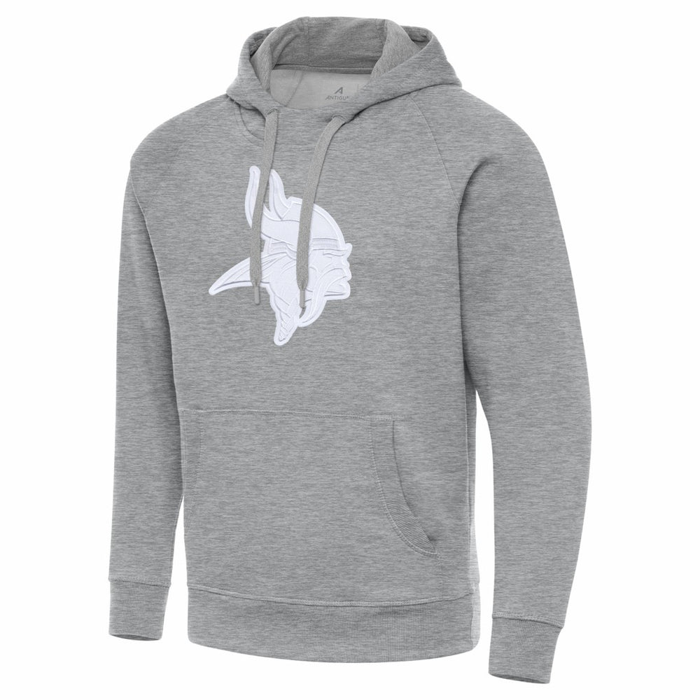 Minnesota Vikings Antigua Victory Pullover Hoodie Heather Gray | NFL