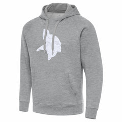 Minnesota Vikings Antigua Victory Pullover Hoodie Heather Gray | NFL