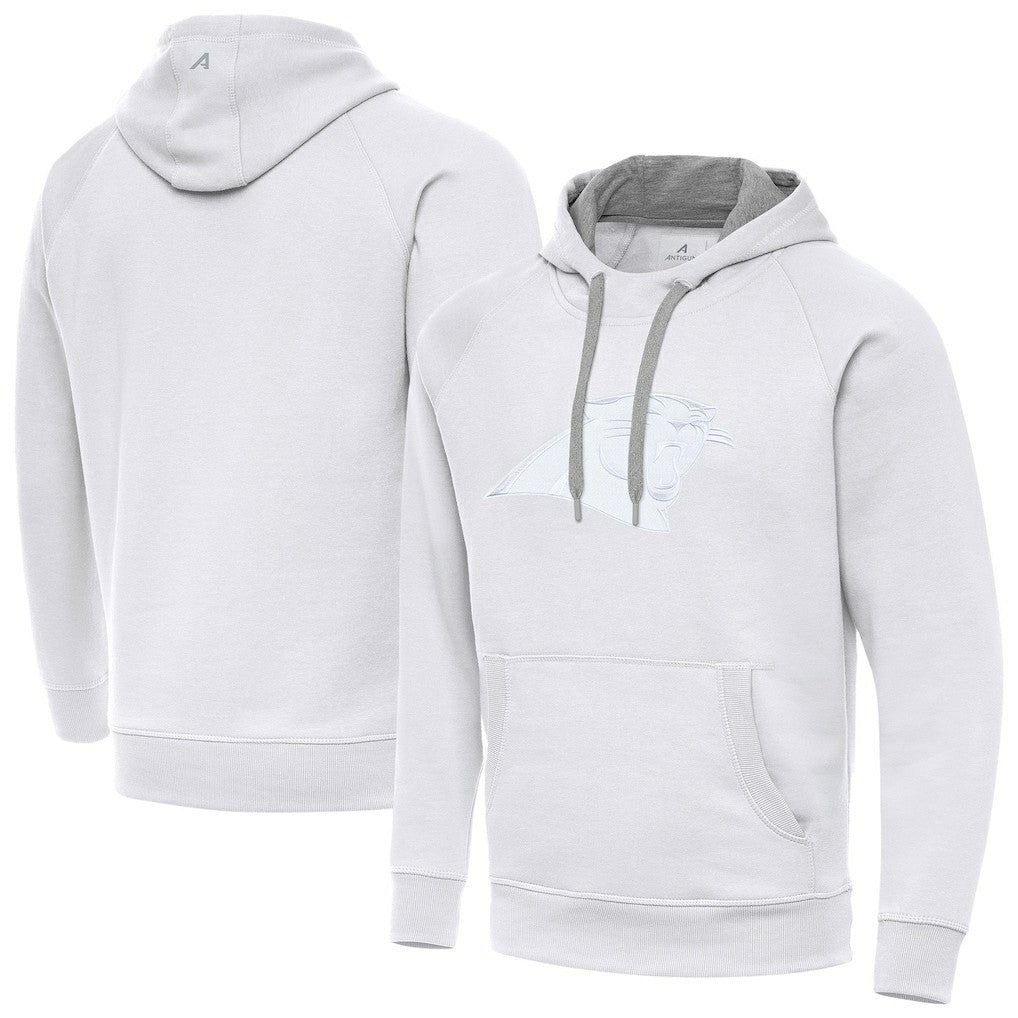 Carolina Panthers Antigua Victory Pullover Hoodie White | NFL