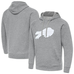 Buffalo Bills Antigua Victory Pullover Hoodie Heather Gray | NFL