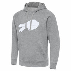 Buffalo Bills Antigua Victory Pullover Hoodie Heather Gray | NFL