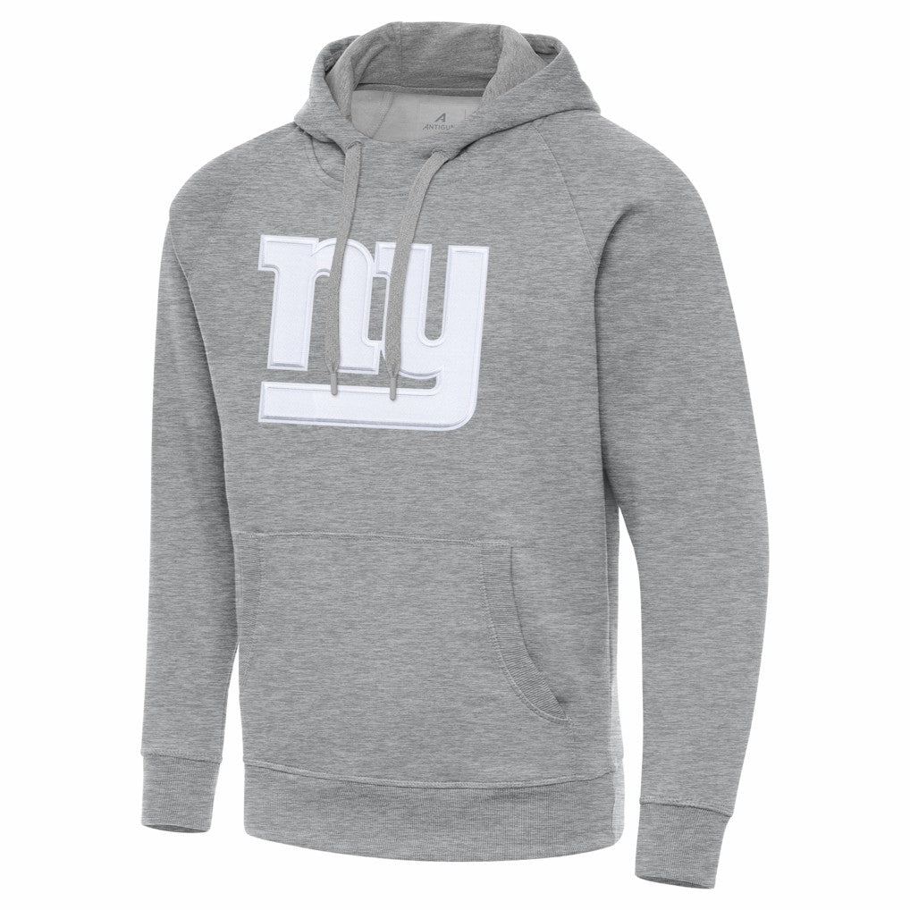 New York Giants Antigua Victory Pullover Hoodie Heather Gray | NFL