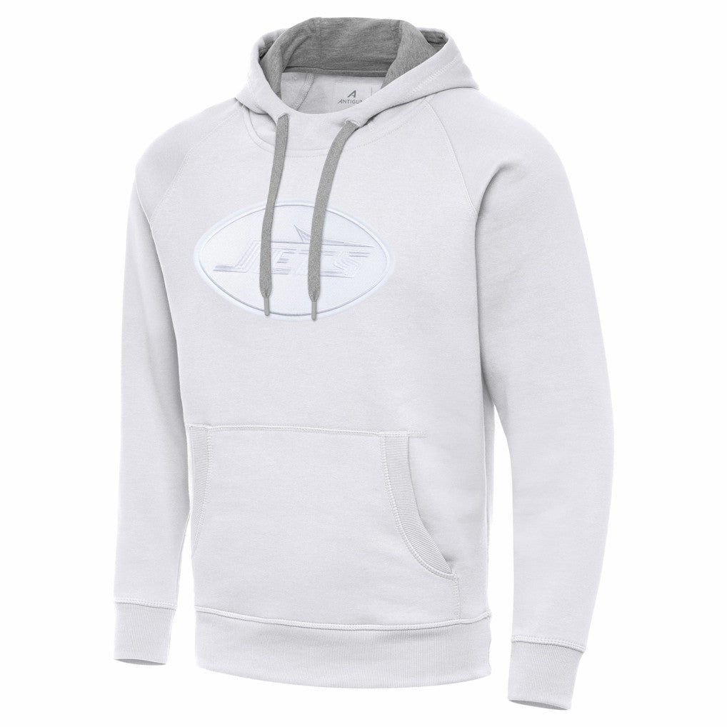 New York Jets Antigua Victory Pullover Hoodie White | NFL