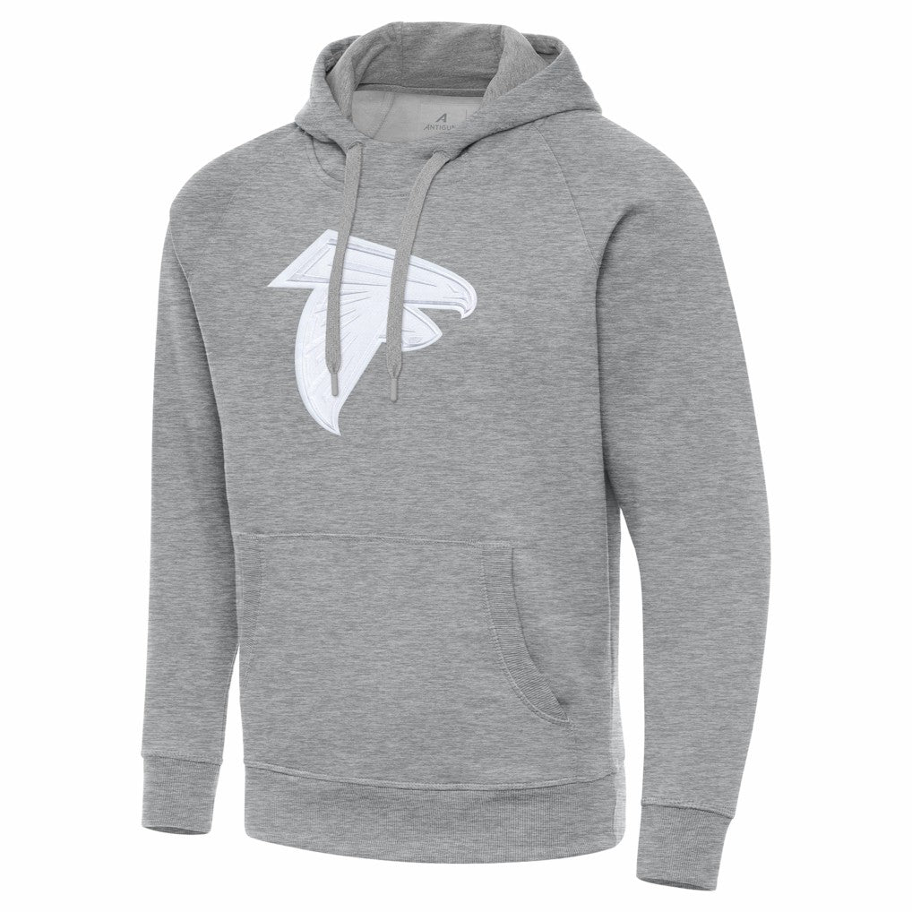 Atlanta Falcons Antigua Victory Pullover Hoodie Heather Gray | NFL