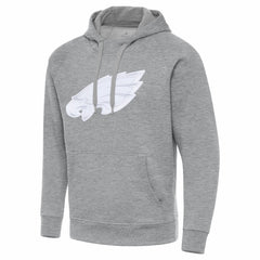 Philadelphia Eagles Antigua Victory Pullover Hoodie Heather Gray | NFL