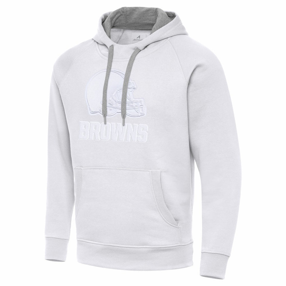 Cleveland Browns Antigua Victory Pullover Hoodie White | NFL