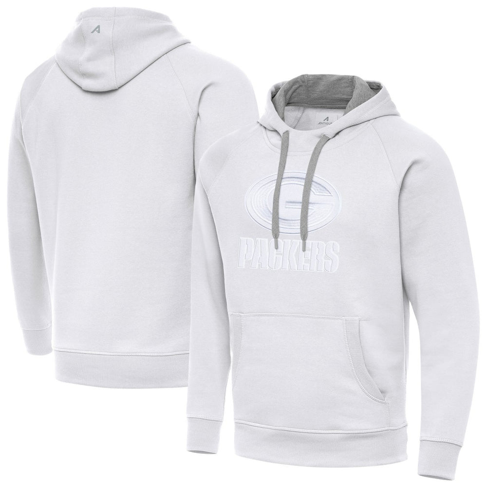 Green Bay Packers Antigua Victory Pullover Hoodie White | NFL