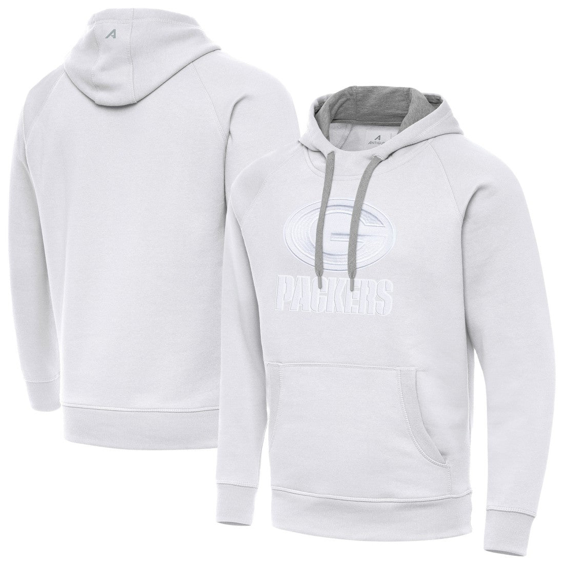Green Bay Packers Antigua Victory Pullover Hoodie White | NFL