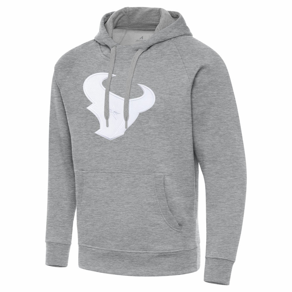 Houston Texans Antigua Victory Pullover Hoodie Heather Gray | NFL