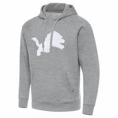 Detroit Lions Antigua Victory Pullover Hoodie Heather Gray | NFL