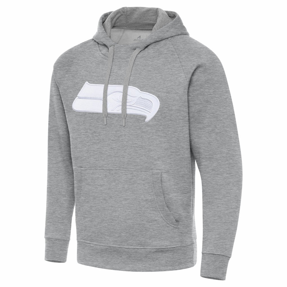Seattle Seahawks Antigua Victory Pullover Hoodie Heather Gray | NFL