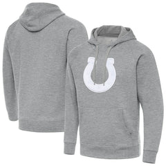 Indianapolis Colts Antigua Victory Pullover Hoodie Heather Gray | NFL