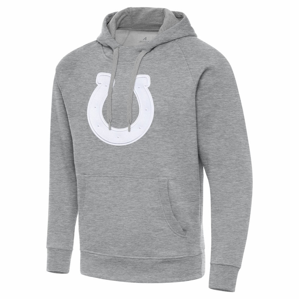 Indianapolis Colts Antigua Victory Pullover Hoodie Heather Gray | NFL