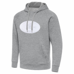 San Francisco 49ers Antigua Victory Pullover Hoodie Heather Gray | NFL