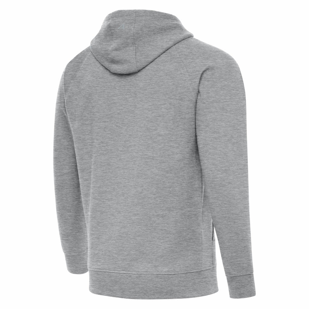 San Francisco 49ers Antigua Victory Pullover Hoodie Heather Gray | NFL
