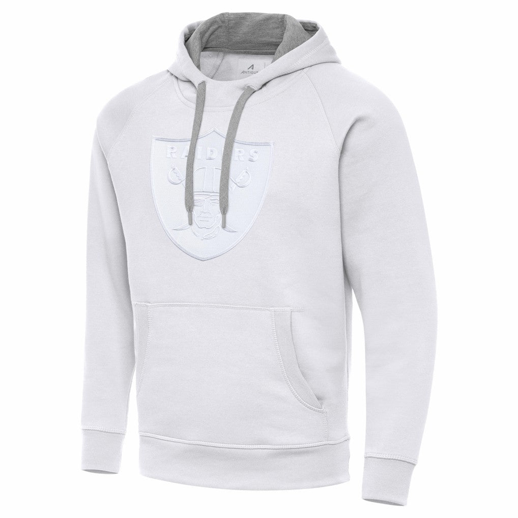 Las Vegas Raiders Antigua Victory Pullover Hoodie White | NFL