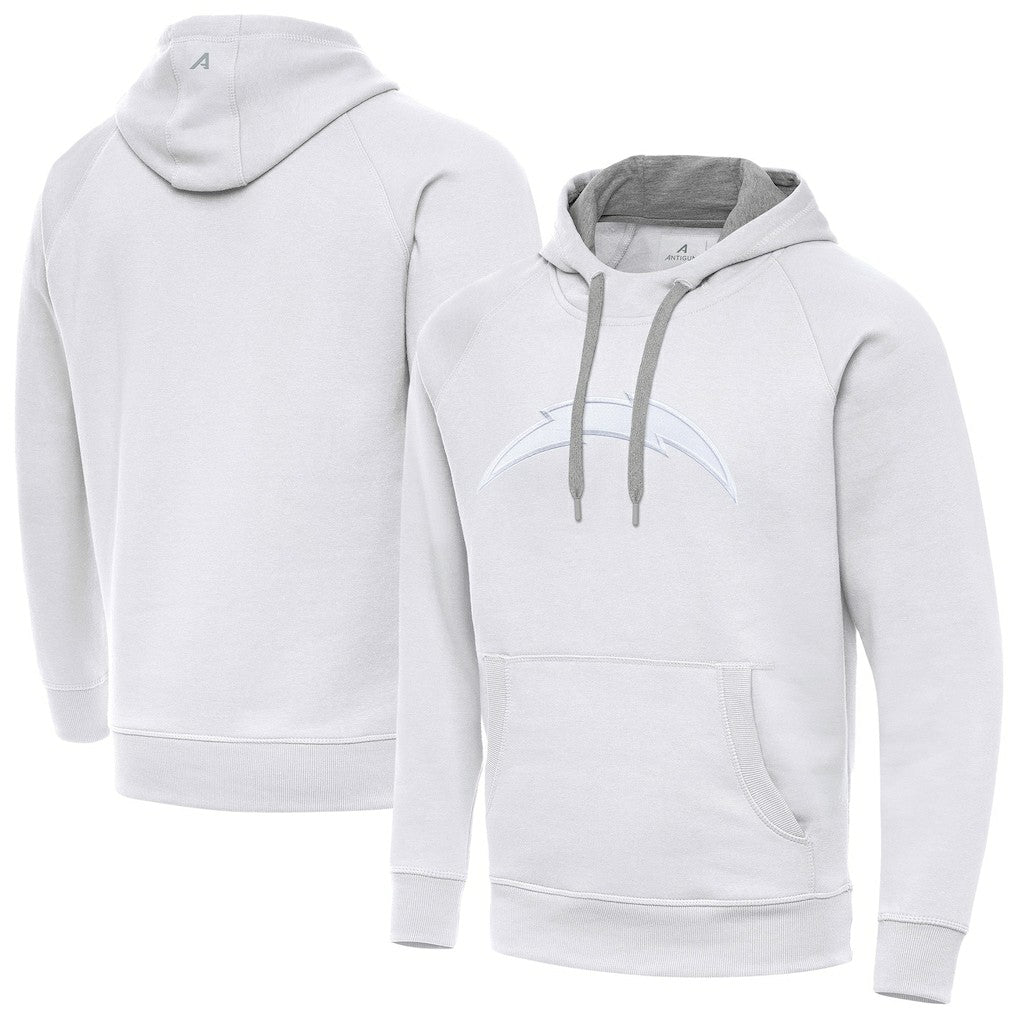Los Angeles Chargers Antigua Victory Pullover Hoodie White | NFL