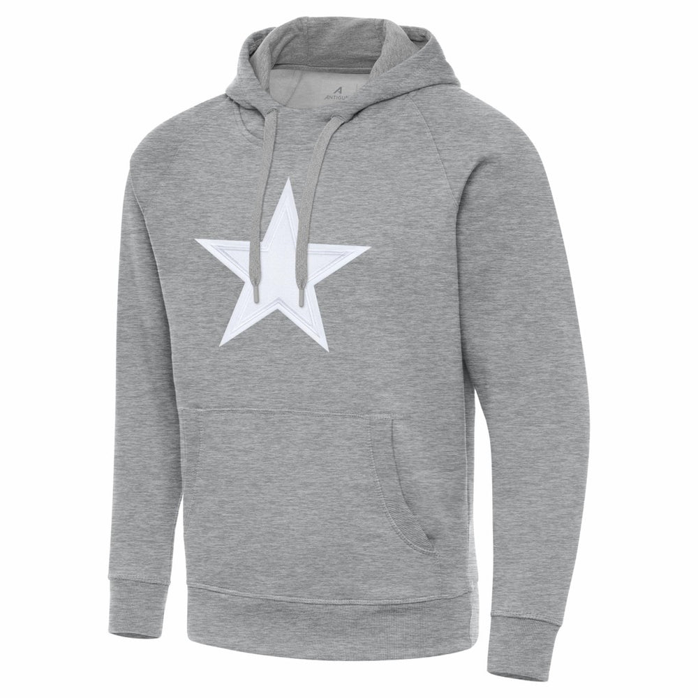 Dallas Cowboys Antigua Victory Pullover Hoodie Heather Gray | NFL