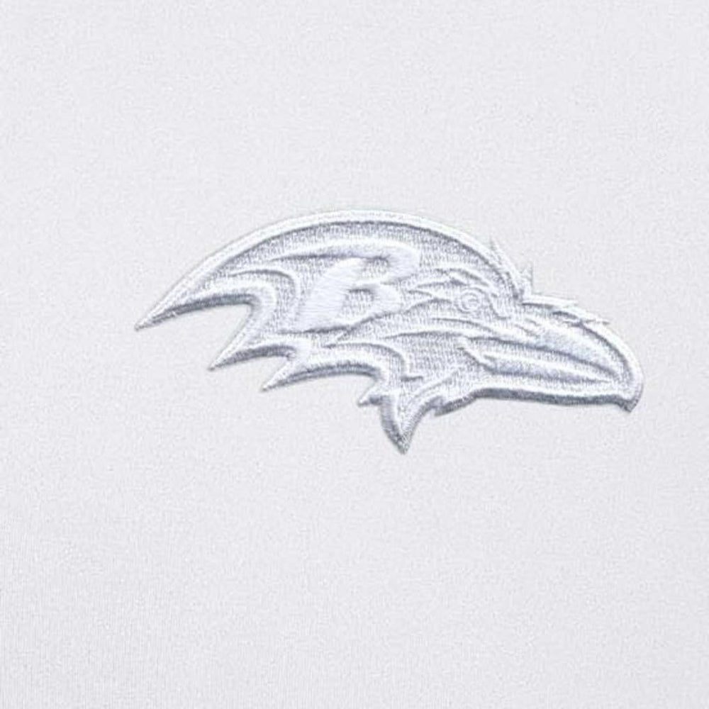 Baltimore Ravens Antigua Generation Quarter-Zip Jacket White | NFL