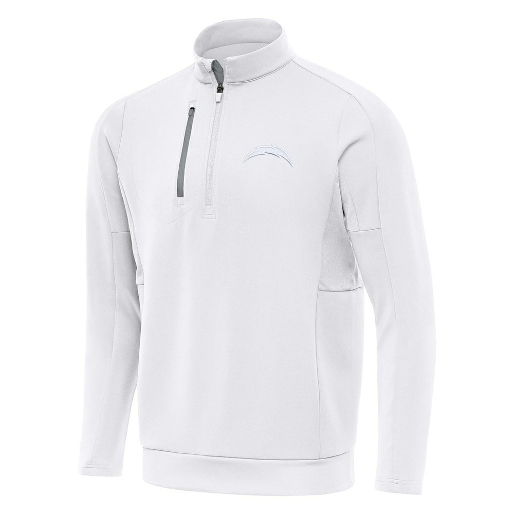 Los Angeles Chargers Antigua Generation Quarter-Zip Jacket White | NFL