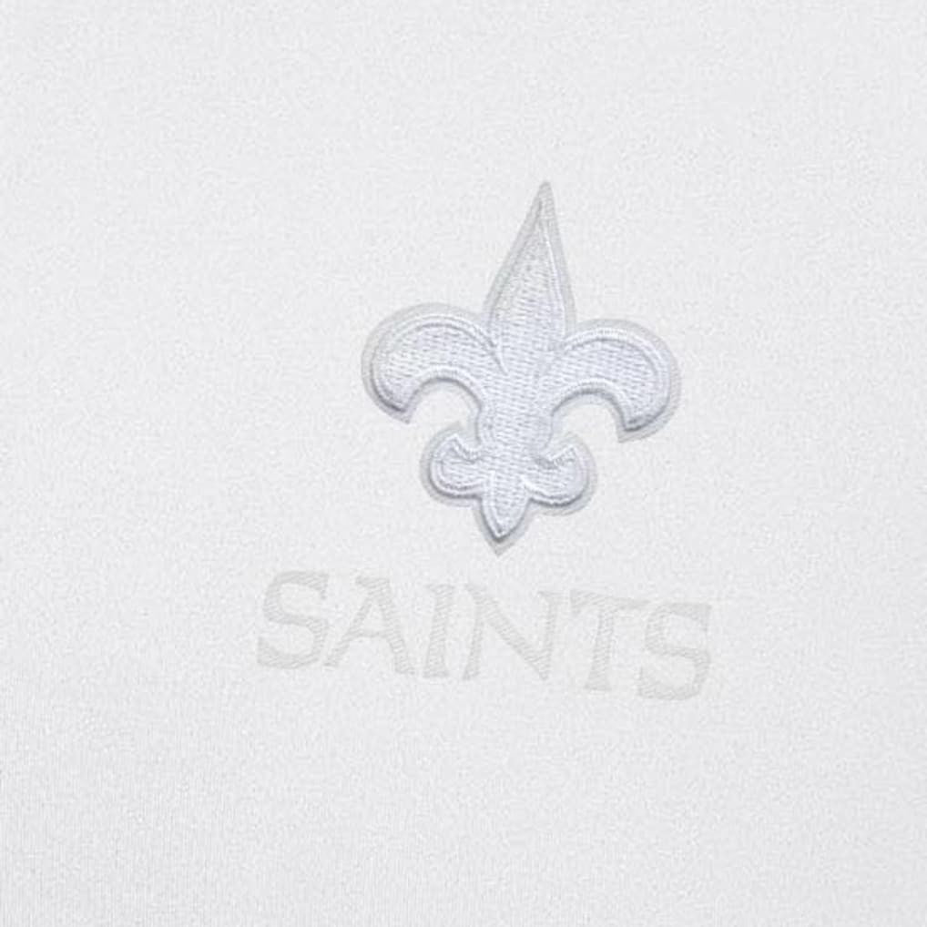 New Orleans Saints Antigua Generation Quarter-Zip Jacket White | NFL