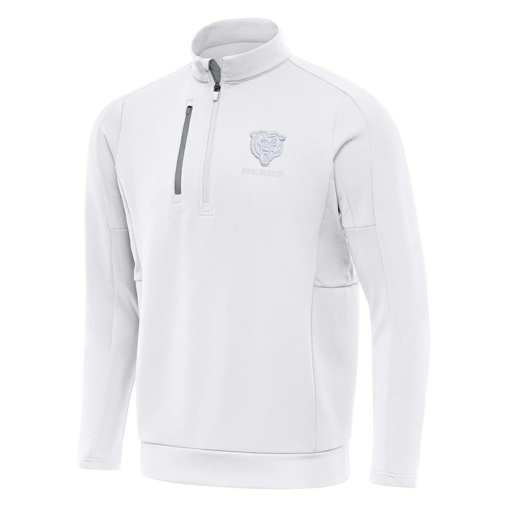 Chicago Bears Antigua Generation Quarter-Zip Jacket White | NFL