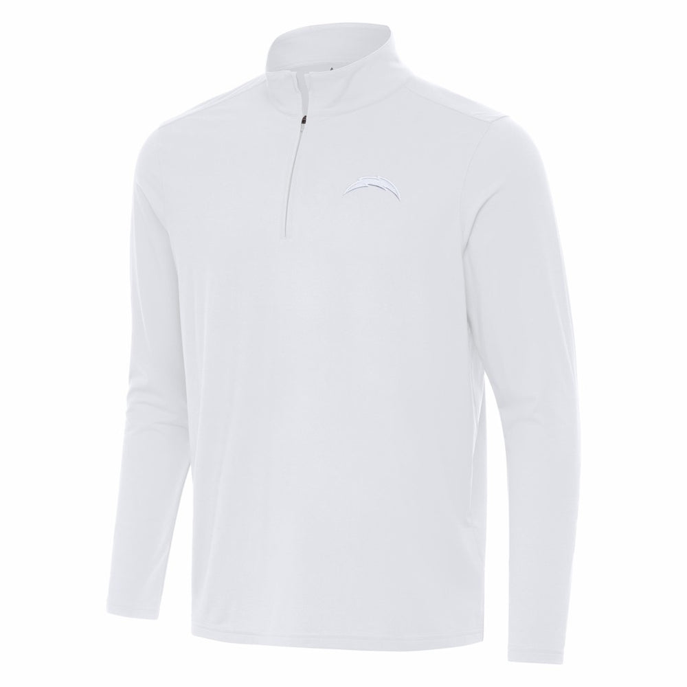 Los Angeles Chargers Antigua Intent Quarter-Zip Jacket White | NFL