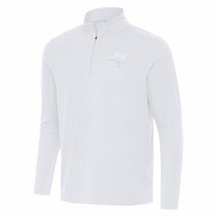 Tampa Bay Buccaneers Antigua Intent Quarter-Zip Jacket White | NFL