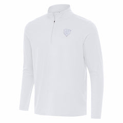 Chicago Bears Antigua Intent Quarter-Zip Jacket White | NFL