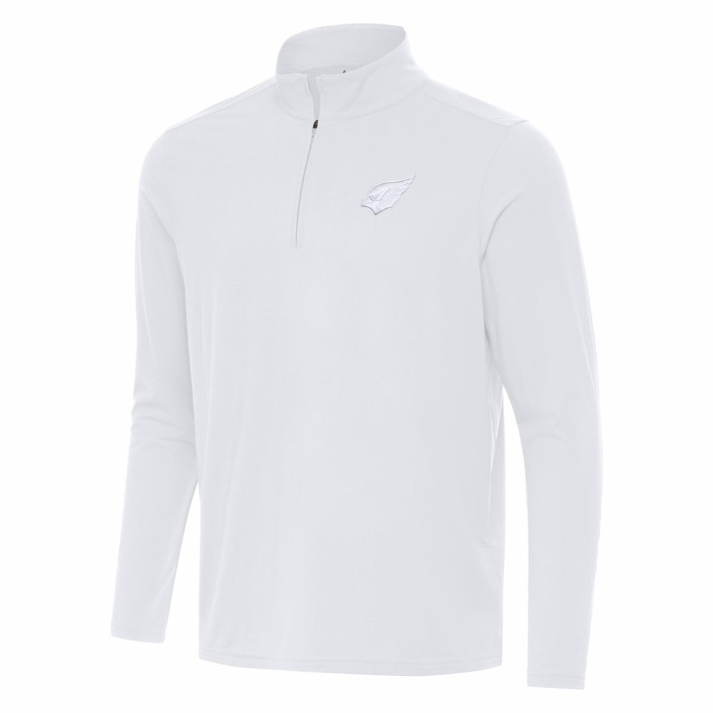 Arizona Cardinals Antigua Intent Quarter-Zip Jacket White | NFL
