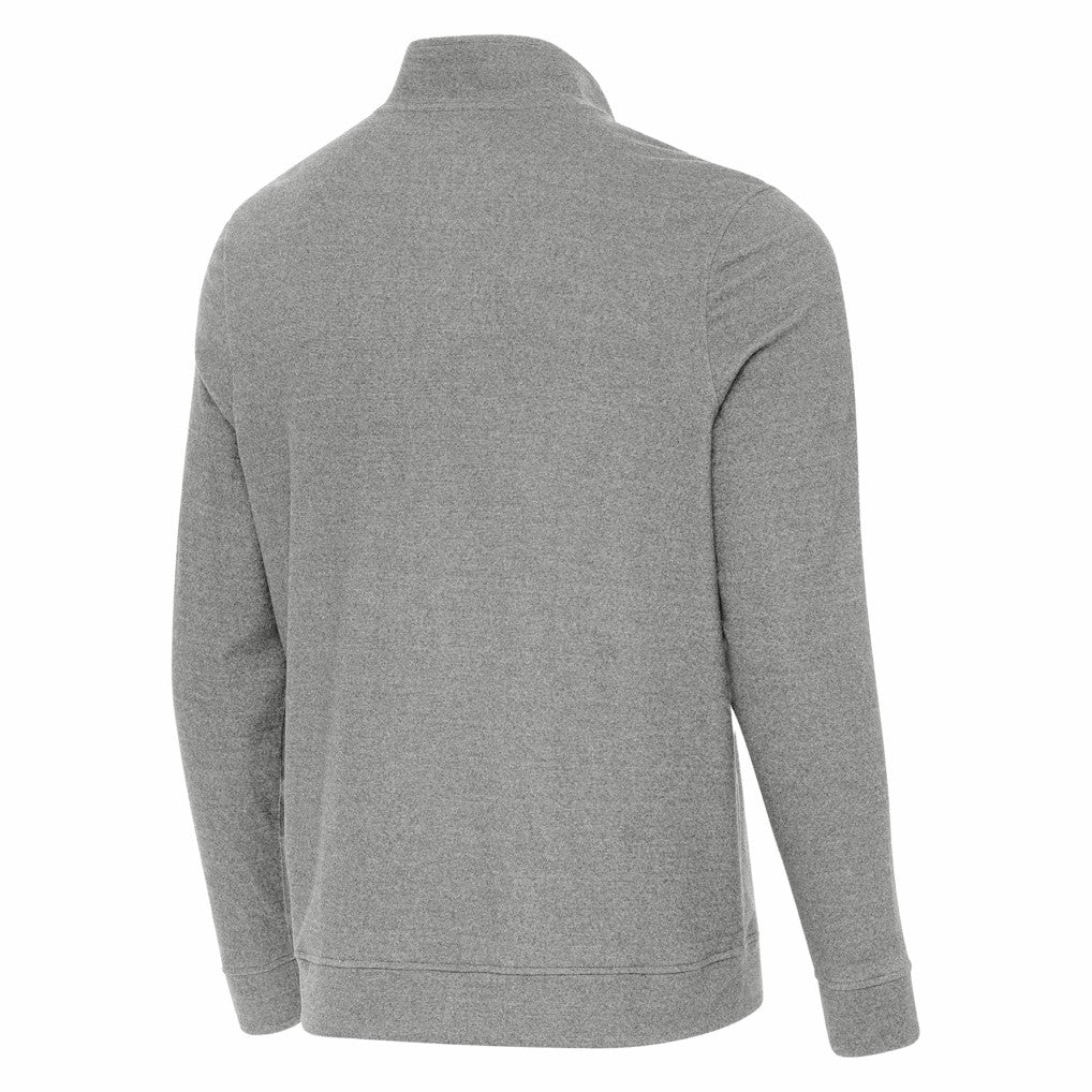 Indianapolis Colts Antigua Subtle Quarter-Zip Jacket Heather Gray | NFL