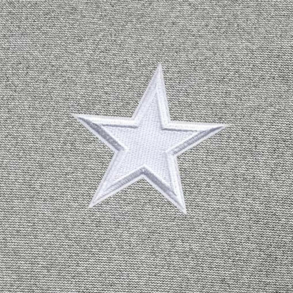 Dallas Cowboys Antigua Subtle Quarter-Zip Jacket Heather Gray | NFL