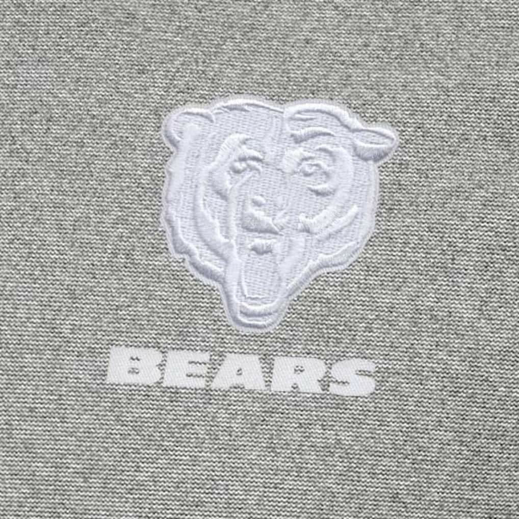 Chicago Bears Antigua Subtle Quarter-Zip Jacket Heather Gray | NFL