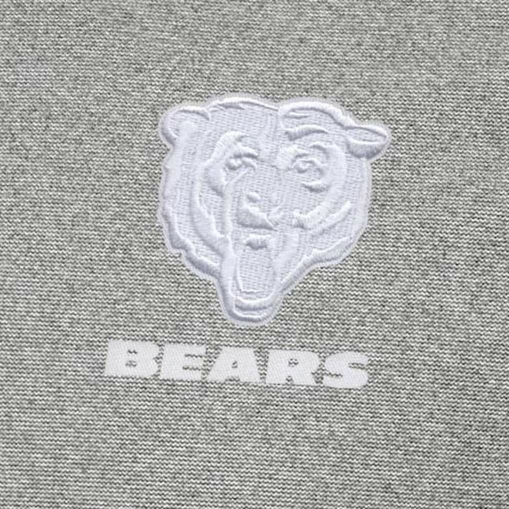 Chicago Bears Antigua Subtle Quarter-Zip Jacket Heather Gray | NFL