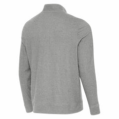 Tampa Bay Buccaneers Antigua Subtle Quarter-Zip Jacket Heather Gray | NFL