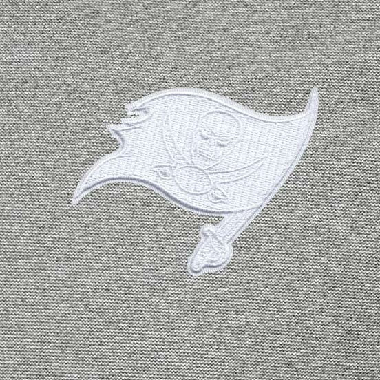 Tampa Bay Buccaneers Antigua Subtle Quarter-Zip Jacket Heather Gray | NFL
