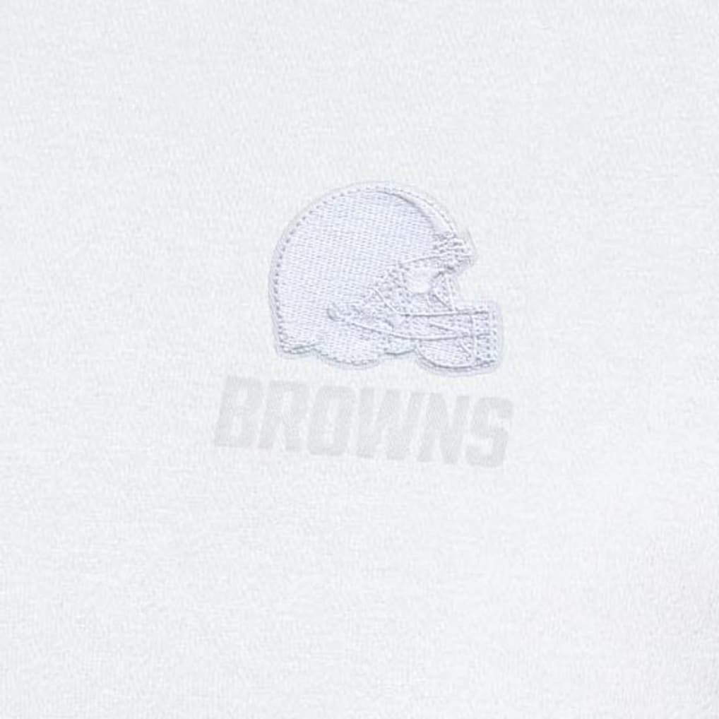Cleveland Browns Antigua Victory Quarter-Zip Top White | NFL