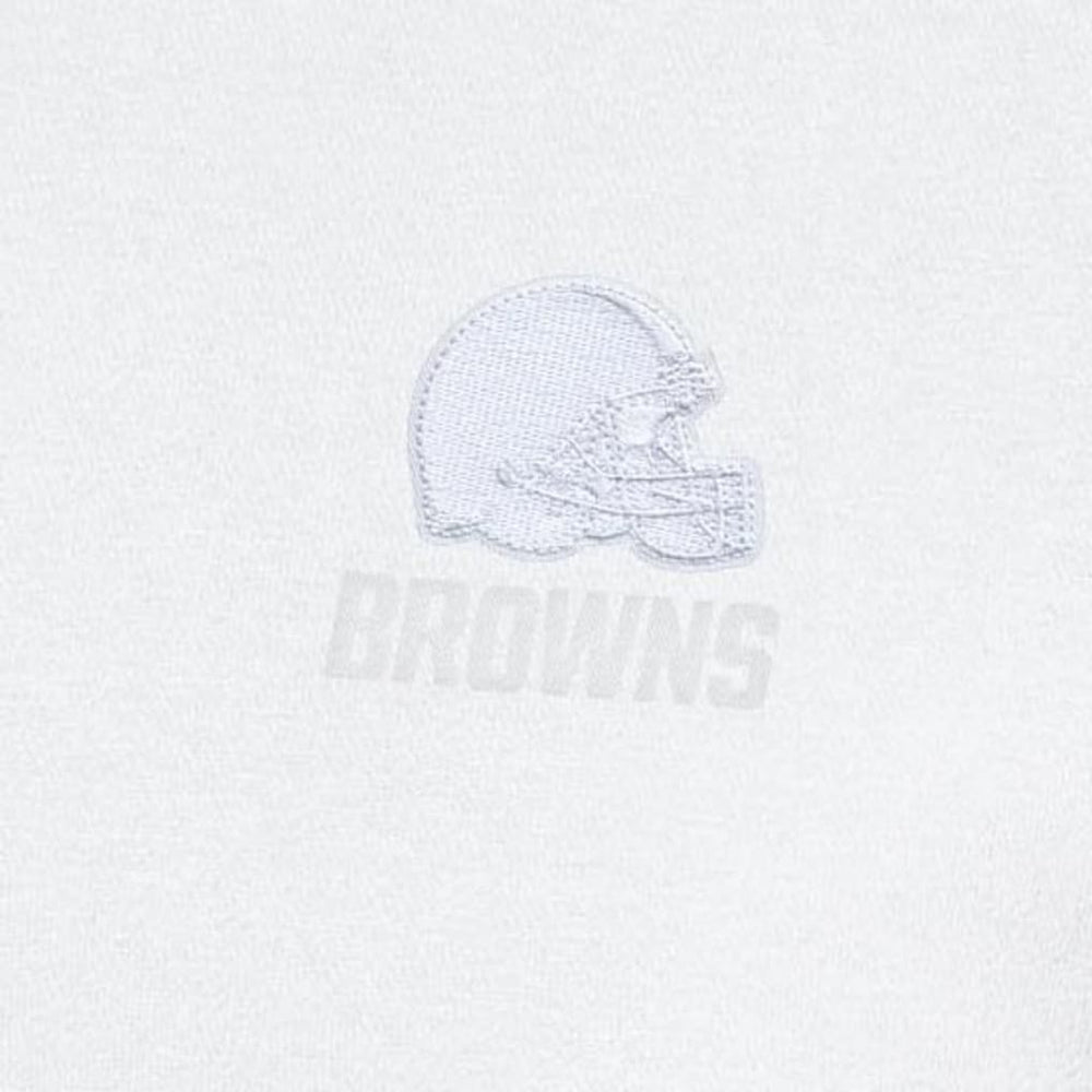 Cleveland Browns Antigua Victory Quarter-Zip Top White | NFL