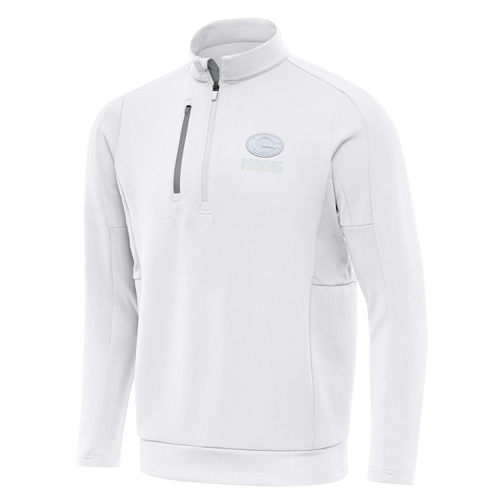 Green Bay Packers Antigua Generation Quarter-Zip Top White | NFL