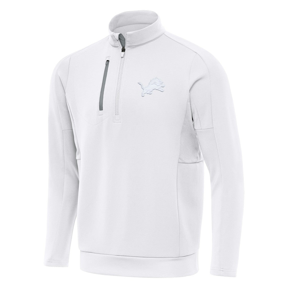 Detroit Lions Antigua Generation Quarter-Zip Top White | NFL