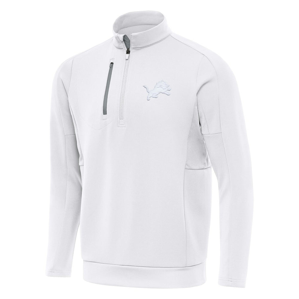 Detroit Lions Antigua Generation Quarter-Zip Top White | NFL