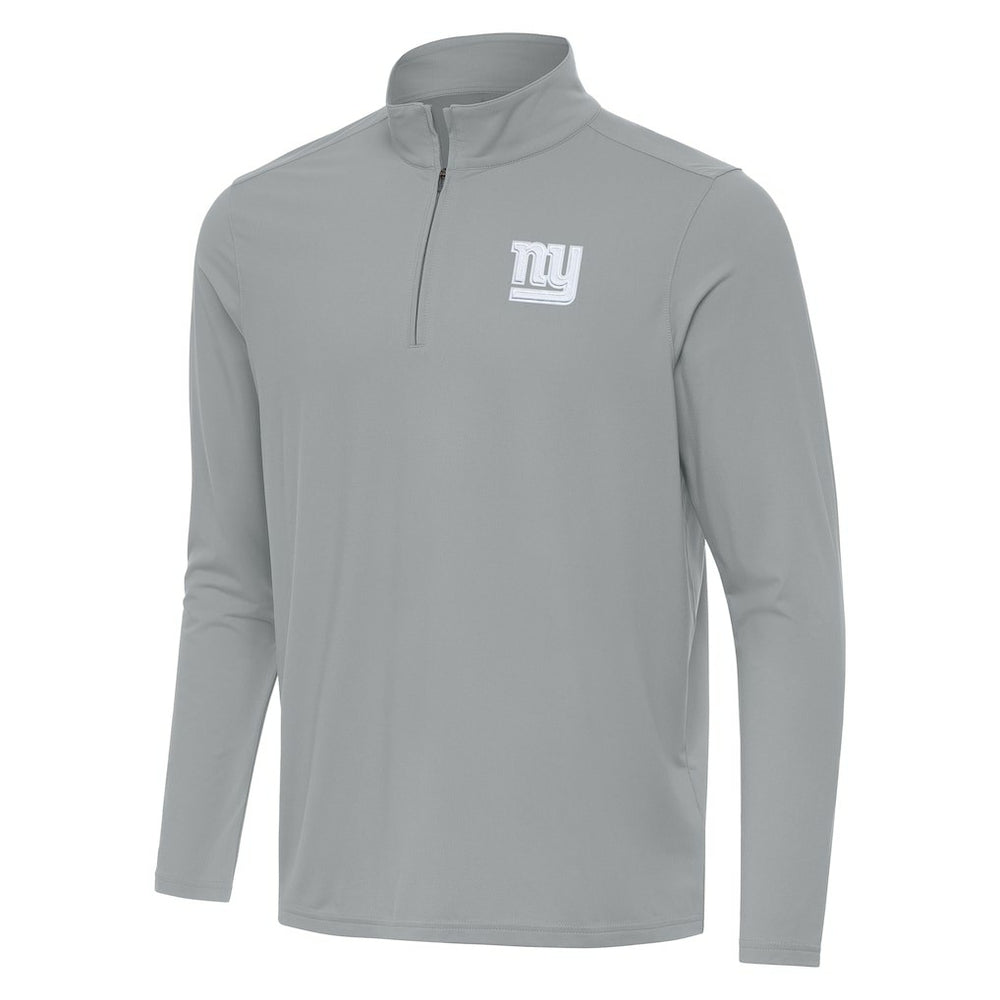 New York Giants Antigua Intent Quarter-Zip Top Gray | NFL