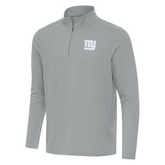 New York Giants Antigua Intent Quarter-Zip Top Gray | NFL