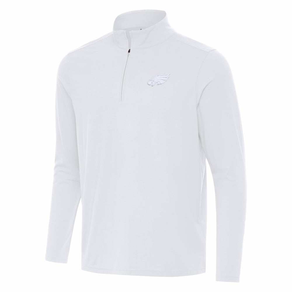 Philadelphia Eagles Antigua Intent Quarter-Zip Top White | NFL