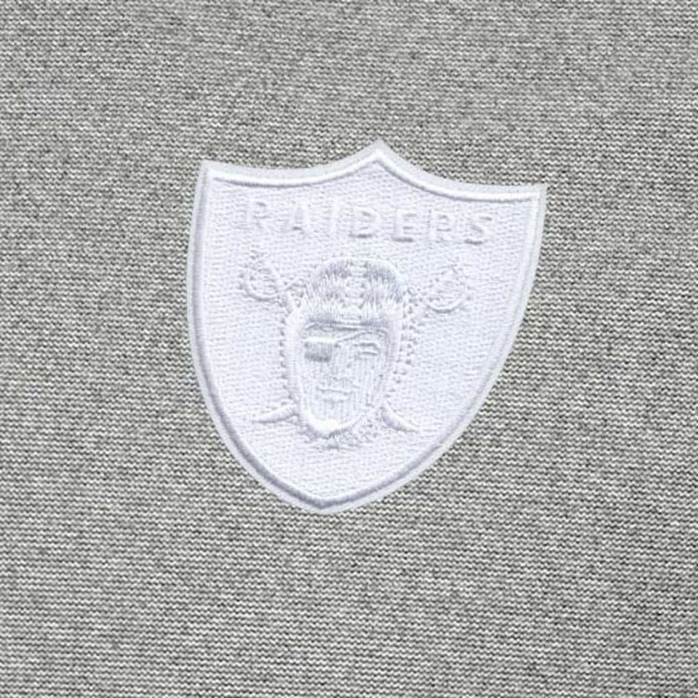 Las Vegas Raiders Antigua Subtle Quarter-Zip Top Heather Gray | NFL