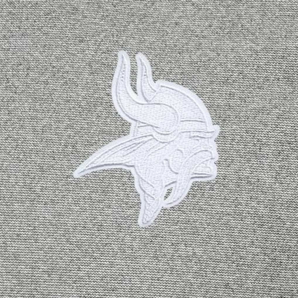Minnesota Vikings Antigua Subtle Quarter-Zip Top Heather Gray | NFL