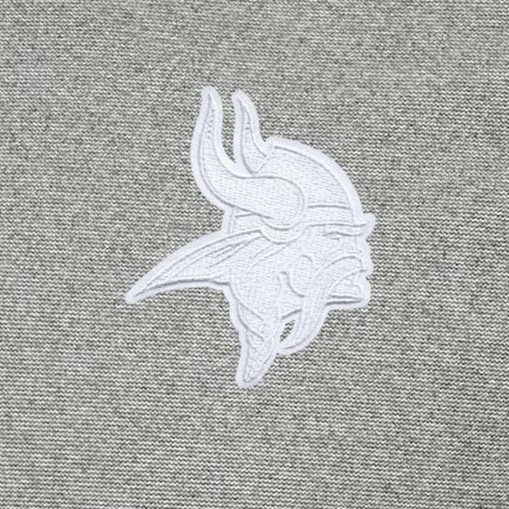 Minnesota Vikings Antigua Subtle Quarter-Zip Top Heather Gray | NFL
