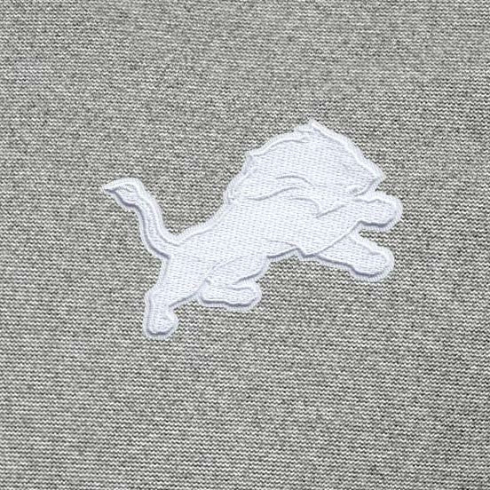 Detroit Lions Antigua Subtle Quarter-Zip Top Heather Gray | NFL