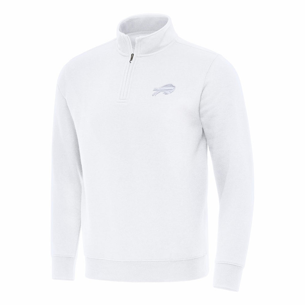 Buffalo Bills Antigua Victory Quarter-Zip Top White | NFL